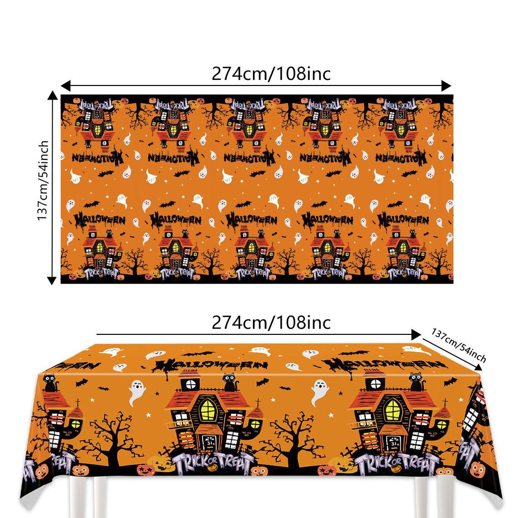 Spiderweb Halloween Tablecloth for Cross-border Theme Parties