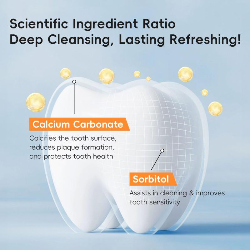 Vitamin C Toothpaste, Whitening Teeth, Fresh Breath, Stain Removal & Gum Care