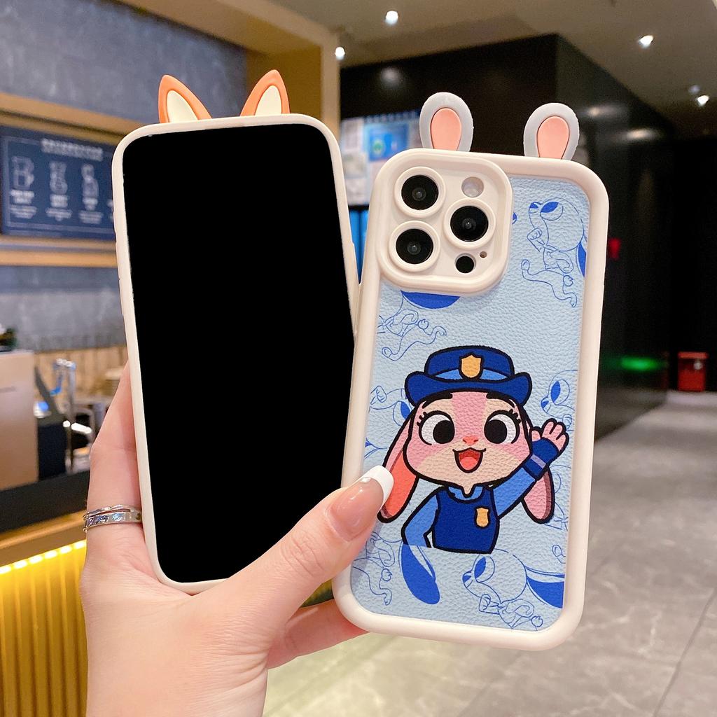 Zootopia for iPhone 17 case iPhone16Pro anime police officer Judy Nick cartoon case