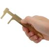 Caliper Brass Brass Vernier Caliper Sliding Gauge With Scales Pocket Vernier Caliper Mini Gold Measuring Tool Jewelry Testing