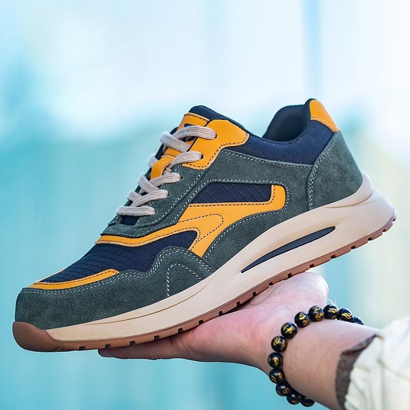 Summer Breathable Work Shoes Ultra Light Safety Shoes For Men Work Boots With Steel Toe Sneakers For Working With Toe Protection