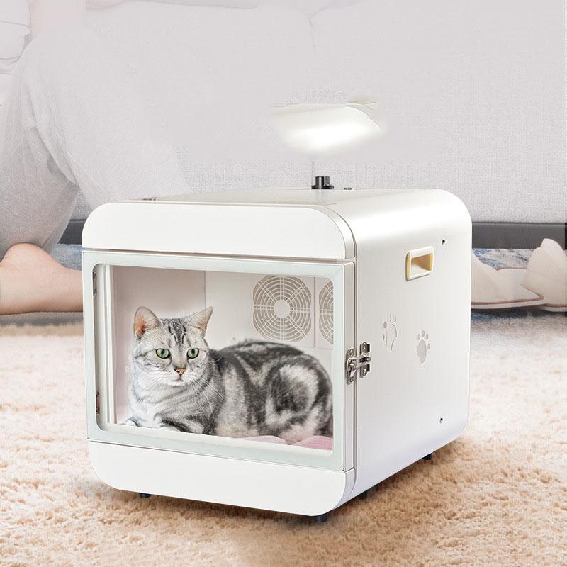 

Ящик для сушки домашних животных Автоматический фен для шерсти кошек Машина для выдувания шерсти Большая вместимость Умная профессиональная сухая комната для собак Товары для животных