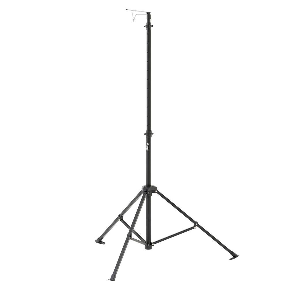 LOGOS Shadow Black Lantern Pole 71905001, Black, Approx. 93cm Wide X 81cm Deep X 200-90cm High