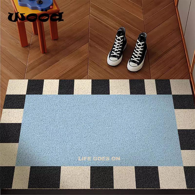

Silk Loop Dirt Scraper Entrance Mat, Non-slip, Easy to Clean, Cuttable. 40×60cm