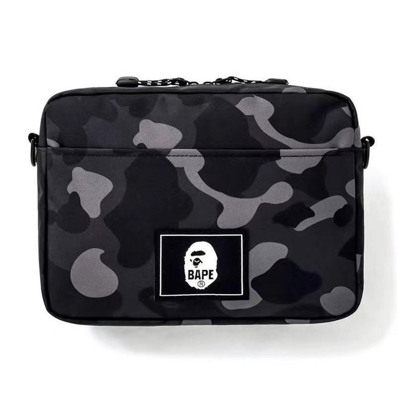 Japanese Ape Man Camouflage Phone & Crossbody Bag with Plush Monkey Head Coin Purse Set