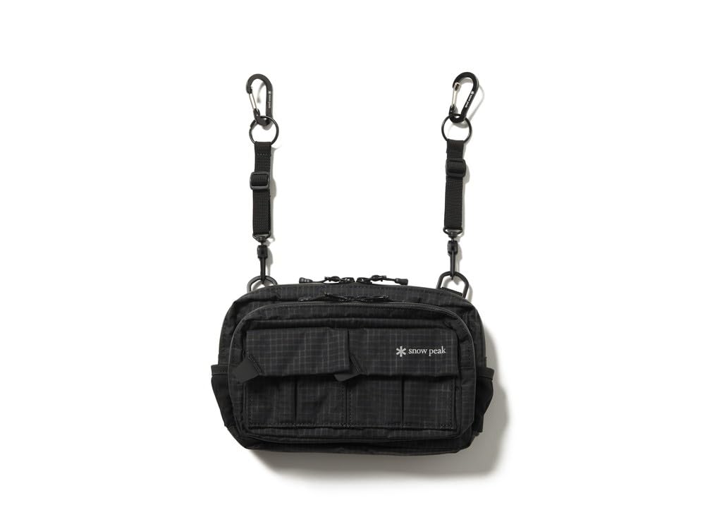 Snow Peak SP FF Joint System Chest Bag Shoulder Crossbody Black SPF-AC-25AU904, Bag, Bag, Men's/Women's,