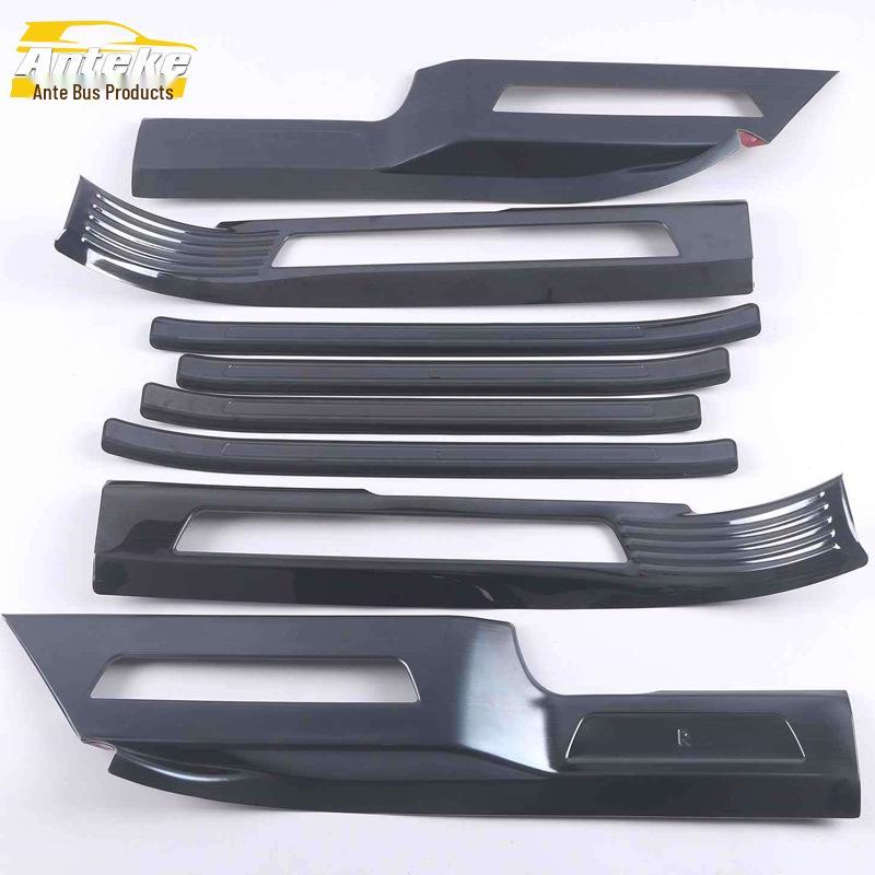 Teramont Stainless Steel Door Sill Trim Sticker: Anti-Scratch Welcome Pedal Scuff Protector Accessory for 2021 Teramont.