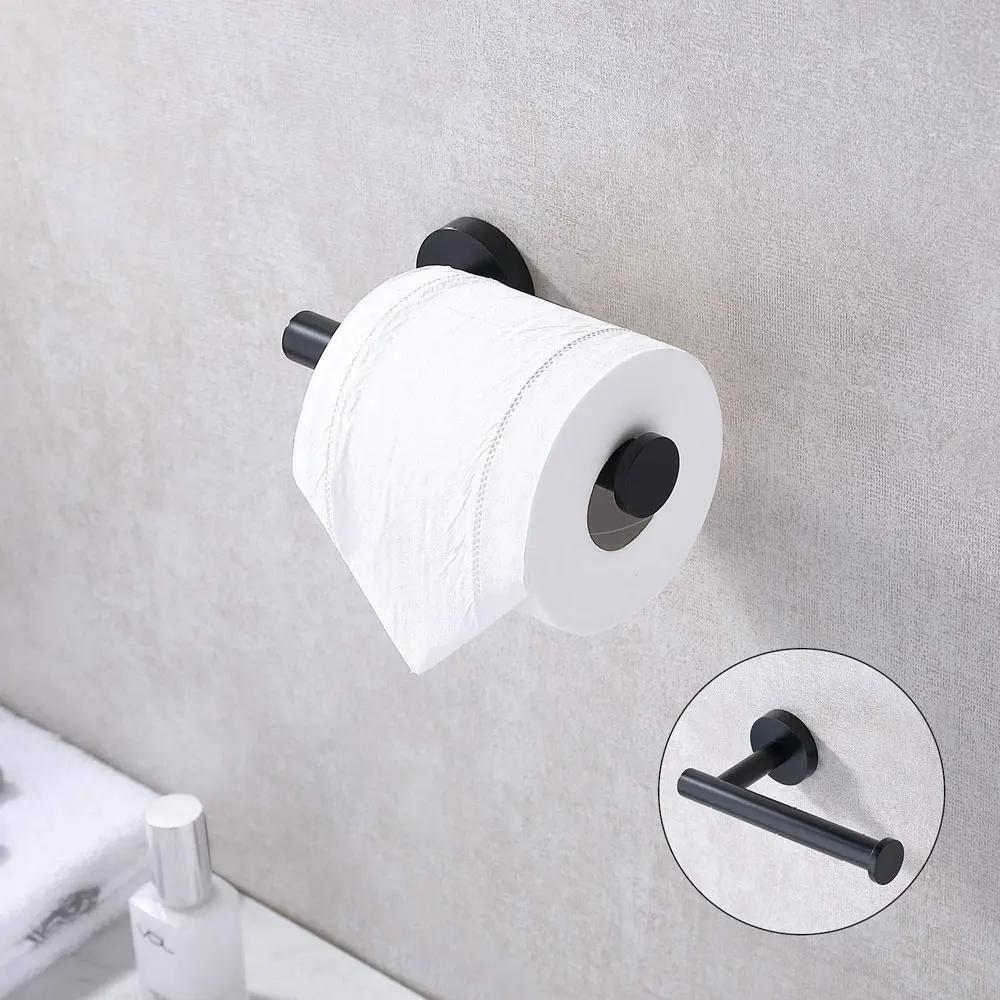 Toilet Paper Storage Holder 304 Stainless Steel Round Tissue Hanger Wall Mount Toilet Paper Roll Dispenser Bathroom Rack Stand