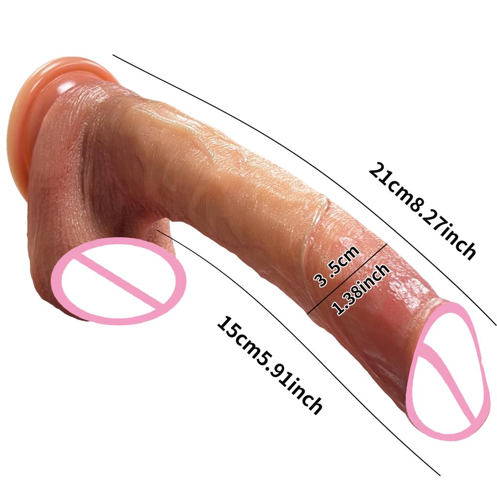 Super Realistic Thick Dildo For Women Masturbation Strong Suction Cup Big Dick Penetration Anal Penis Sexy Adult Sex Toys Dildos