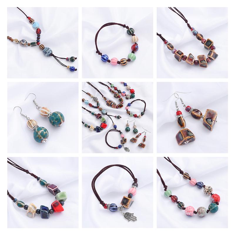 5 Stück Blumenglasur-Porzellanperlen Zongzi-Form Keramikperlen für die Schmuckherstellung DIY Charms Armband Halskette Basteln Loch 2,5 mm