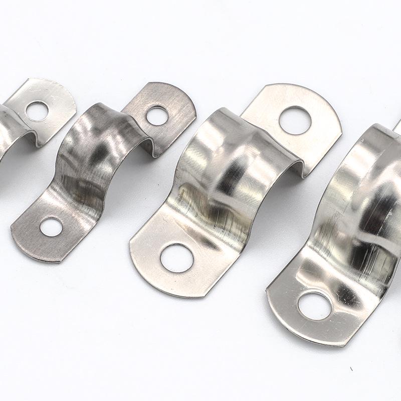 304 Stainless Steel U-Shaped Card Box Throat Clamps, 160PCS Set