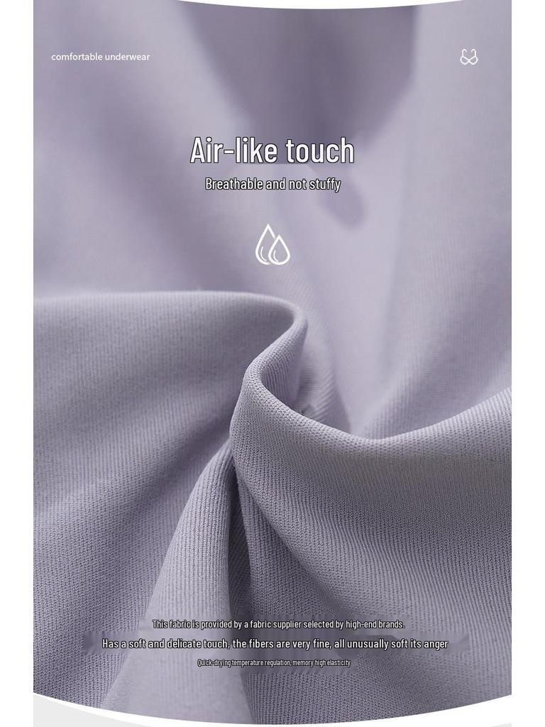 Women's Seamless Wire-Free Thin Cup Plus Size Sports Sleep Bra with Stylish Back