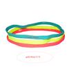 1 Pcs Women Sweatbands Football Yoga Pure Hair Bands Anti-slip Elastic Rubber Thin Sports Headband Men Hair Accessories Headwrap