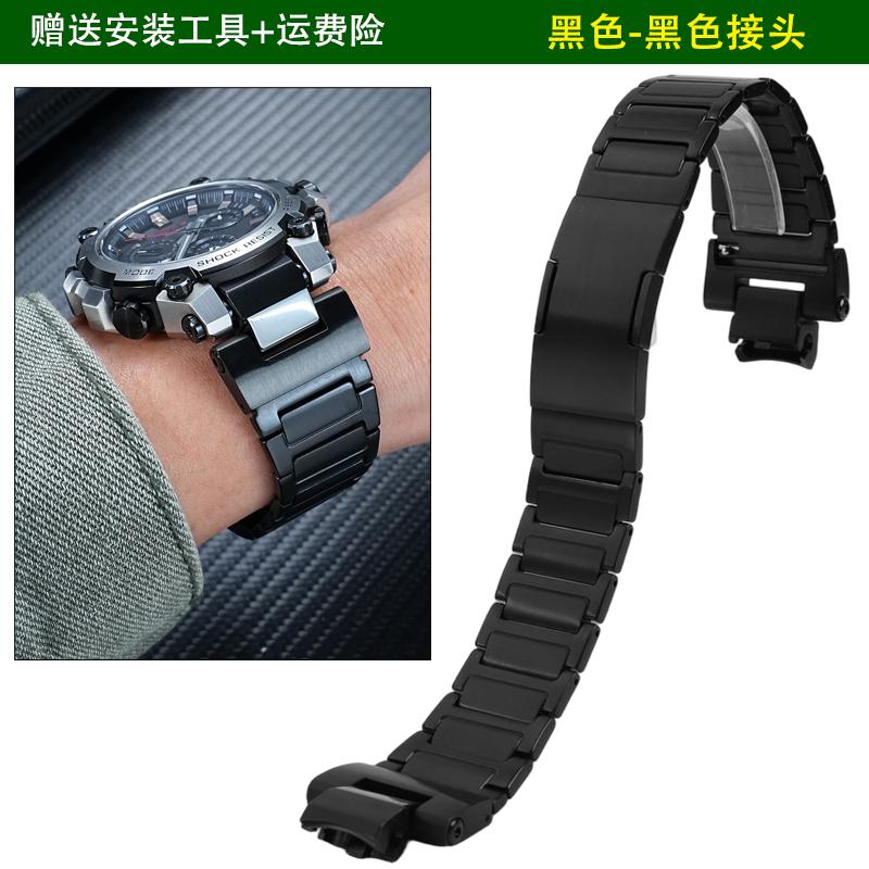 

For Casio G-SHOCK 5672 MTG B3000 MTG-B3000B/BD Titanium alloy Watch strap Quick-Release metal Watch Band men bracelet wristband For MTG-B3000 чорний