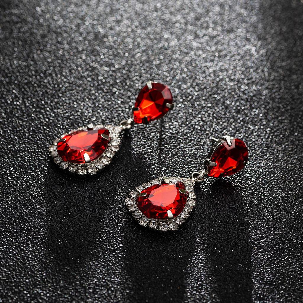 Fashionable Shiny Teardrop Women's Simple Everyday Earrings Jewelry