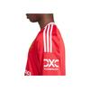 Adidas Manchester United 24/25 Home Jersey With Brand Logo Letter Print Pattern, Crew Neck, Long Sleeve Unisex Tops Red IT1971