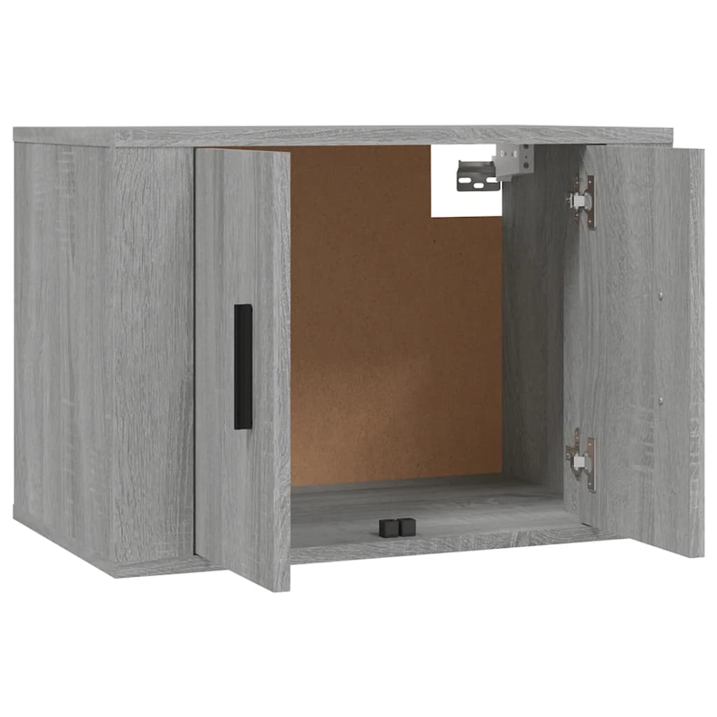 Wall Mounted TV Cabinets Set of 3 Grey Sonoma 57 x 34.5 x 40 cm