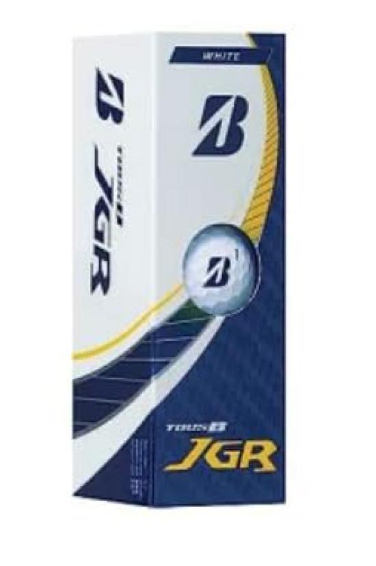 Bridgestone Tour B JGR 2023 White Golf 2 Dozen Set with LPlus Original Sheets Balls, (24 Balls)