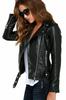 New Motorcycle Biker Black Women's Genuine Lambskin Soft Leather Jacket Handmade