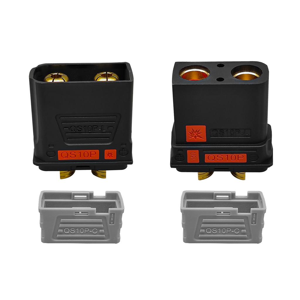 210A QS10 Series Battery Connector Anti-Ignition Electric Vehicle Battery Terminal 4-10AWG Male Female Power Charging Plug