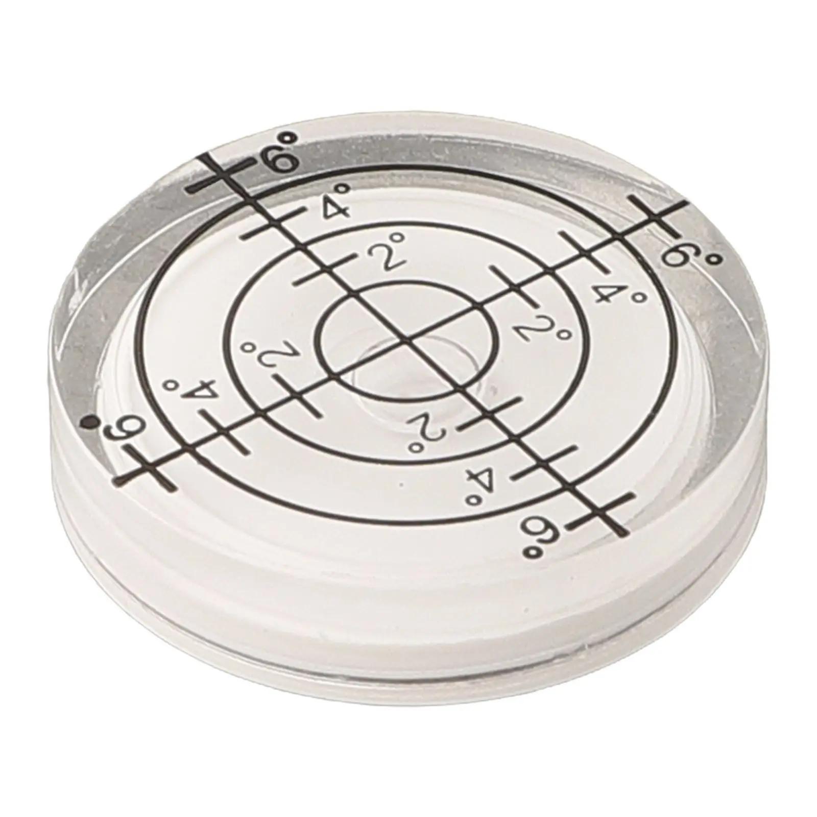 1pc 32mm Round Horizontal Bubble Level For Spirit Level For Carpentry Measuring Level Circular Measuring Meter