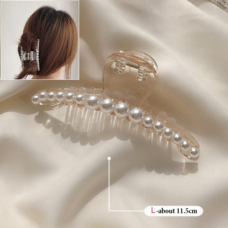 Simple Metal Geometric Hair Claw Clips Elegant Geometric Hair Accessories Cross Crab Bath Clip For Women Girl Headwear