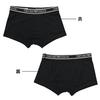 Emporio Armani Boxertrosor med Örn Storlek Grå och EM000370 AF10779 Tillverkade i Herr 3-pack Logotyp, Medium, Svart, MC065, Italien.