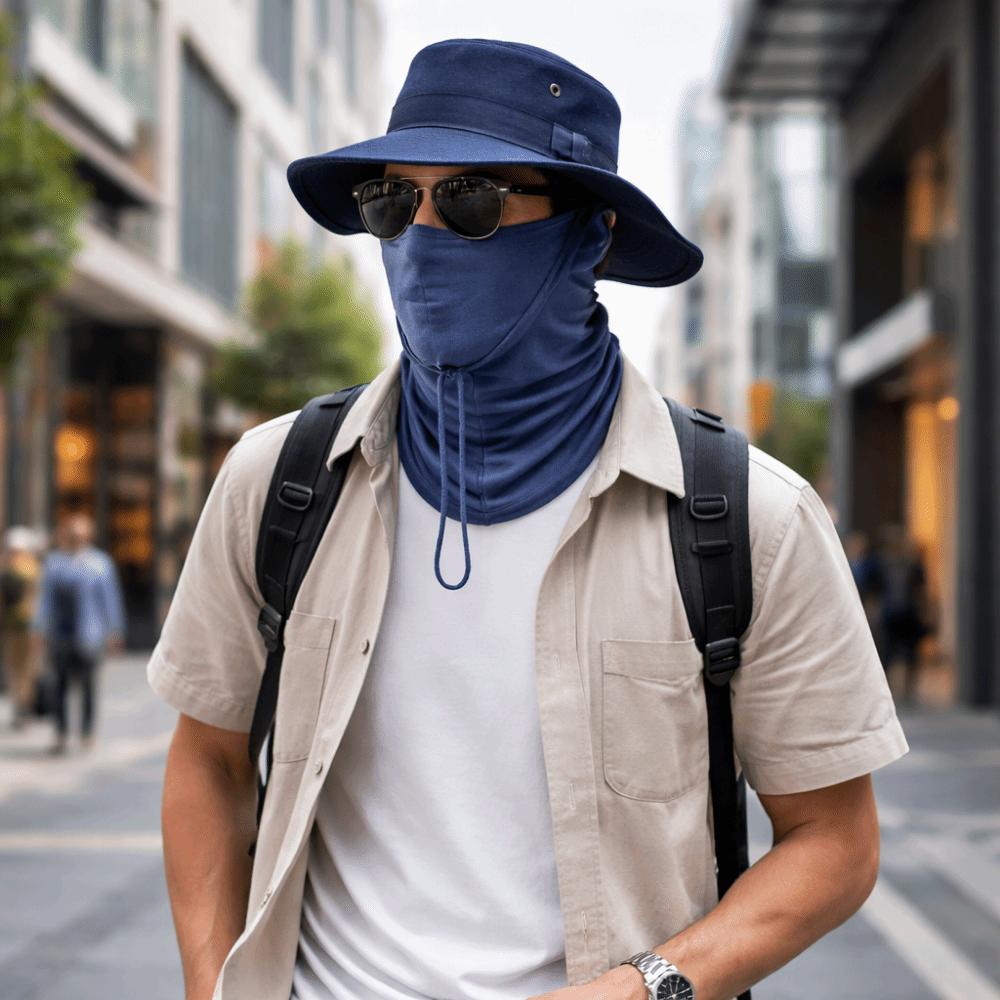 Breathable Full Face Mask Quick Dry Fishing Cap Unisex Design Fisherman Hat  Men