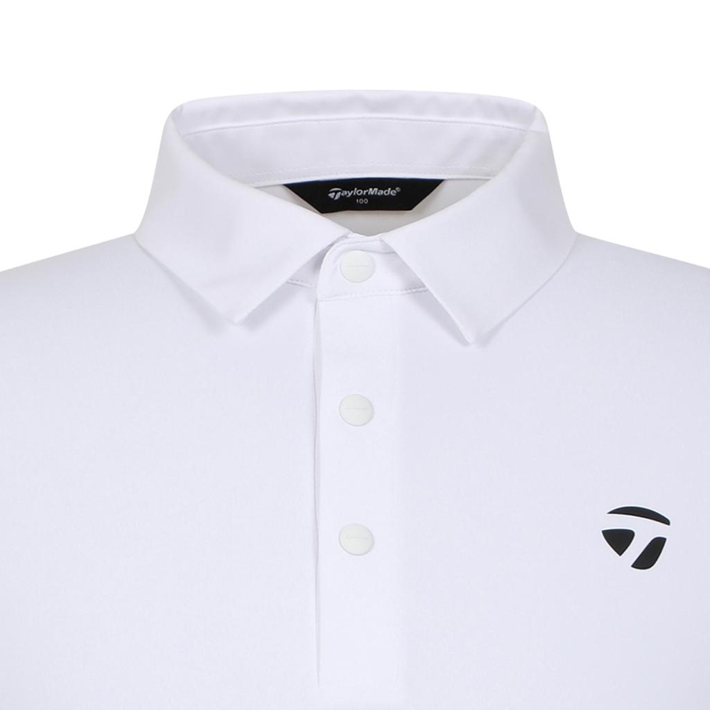 TAYLORMADE APPAREL 26Ss Men'S Short Sleeve T-Shirt With Collared Sleeve Point T8031T62741-100