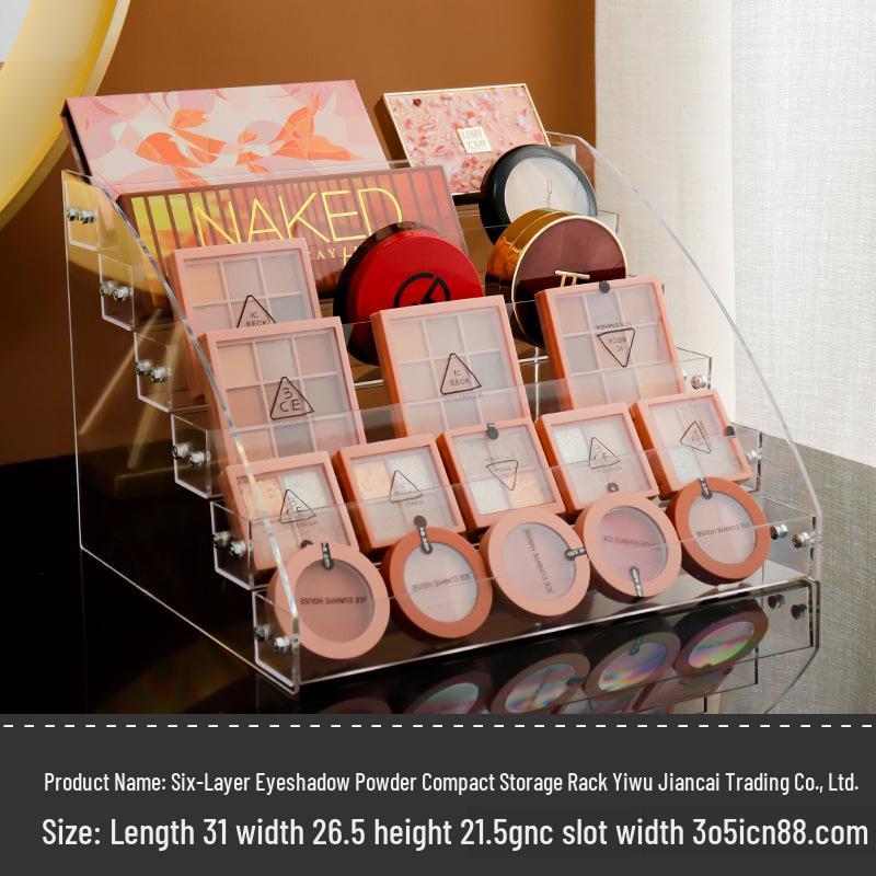 Clear Tiered Skincare and Makeup Organizer Box
