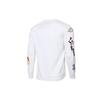 Air Jordan Athleisure Casual Printing Crew Neck Sweatshirt 'White' CD5872-100