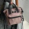 Sac à dos en toile de style coréen, tendance, polyvalent, simple, décontracté, à une épaule, incliné, pour maman