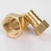 Hongtu Brass Female Thread Hose Connector - 1/8" 1/4" 3/8" BSP, 6-18mm Barb Tail End Fitting (Copper Adapter/Coupler)