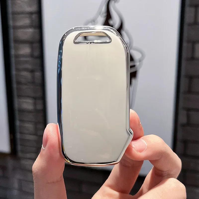 Nowy Pokrowiec na Kluczyk Samochodowy TPU Shell Fob dla KIA RIO 3 K2 K3 K4 K5 Sportege Picanto Optima Soul Ceed Sorento Forte Stinger Cerato