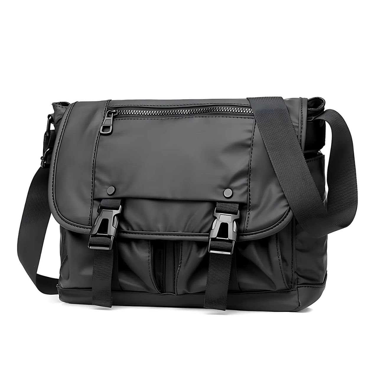 

Велика місткість Водонепроникний Месенджер з клапаном A4 Військовий Ідеальний для і Подорожей Чоловіча сумка, Розмір, Стиль, Кросбоді, Водовідштовхувальний, Легкий, чорний