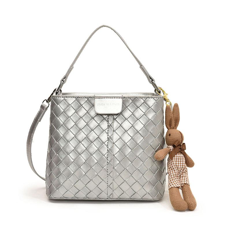 

Сумка Женская Новая Сумка-мессенджер Универсальная Модная Сумка no pendant серебряный