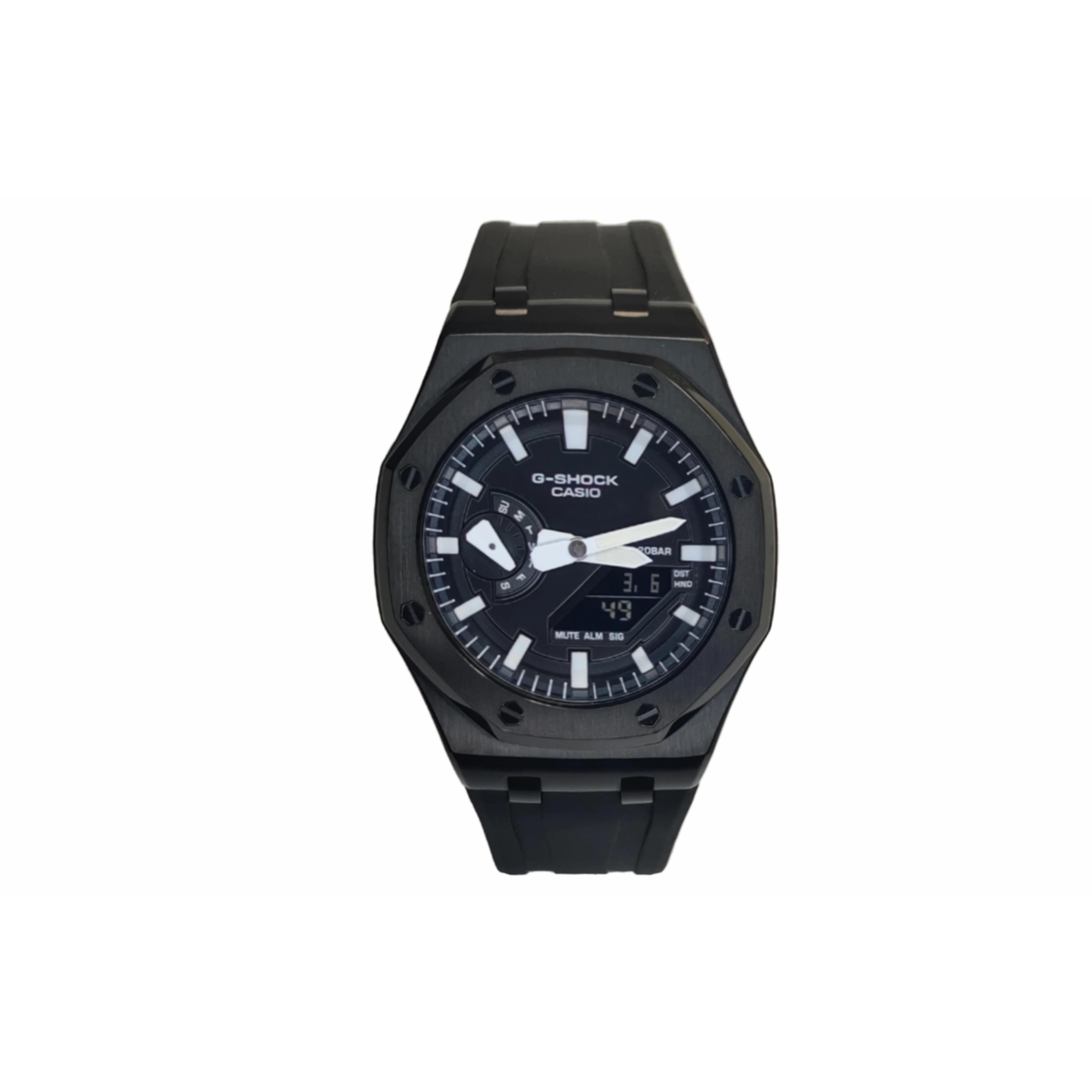 CASIO Men 44mm Black Watch GA-2100SKE-7A(Watch3--)