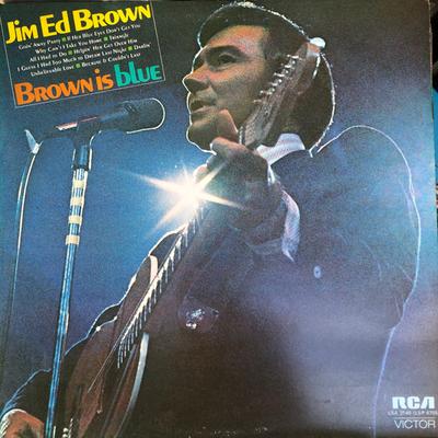 Disque LP JIM ED BROWN - Brown Is Blue LSA3140 RCA Victor 1973 UK Pop Occasion