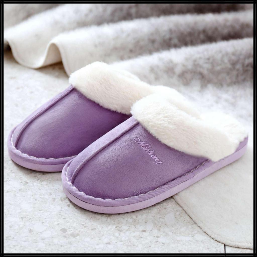 White Fang Fluffy Söt och för Män och RS020 One-Size-Fits-All Halkfria Tofflor, Enkla, Kvinnor, (Rosa)