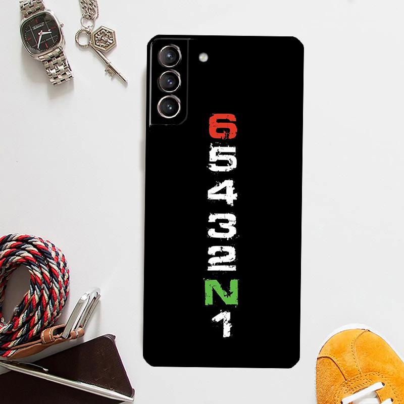 Motorcycle Gear Case For Samsung Galaxy S25 Ultra S20 S21 S22 S23 Plus S9 S10 S25 FE S24 Ultra Cover Coque
