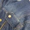 D&G Indigone Denim Gold Hardware Italian Made Trench Coat Coat S IndigoUsed
