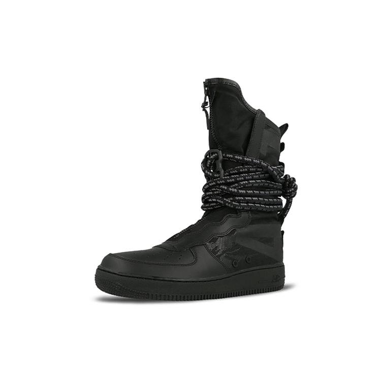 New Nike Sf Air Force 1 High Black Dark Grey AA1128-002
