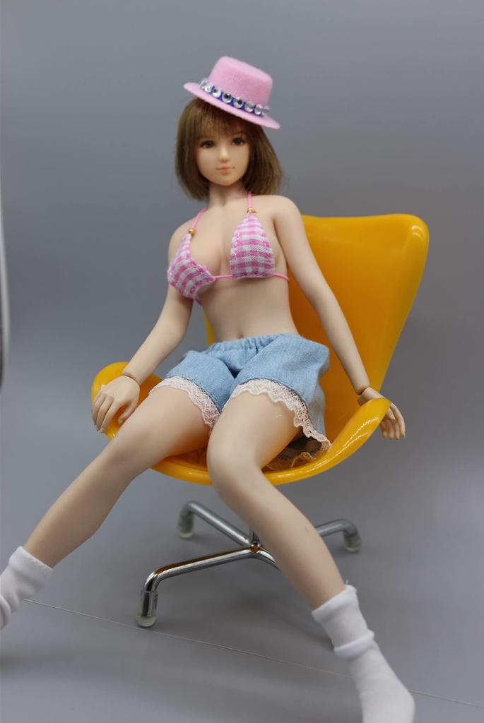 Figure Summer Sexy High School Girl Cute Sexy and Stockings Set and Bottle Are Not [TOYBARJAPAN] 1/6 Accessories/Women's Hat, Plastic, Pants, (Body,
