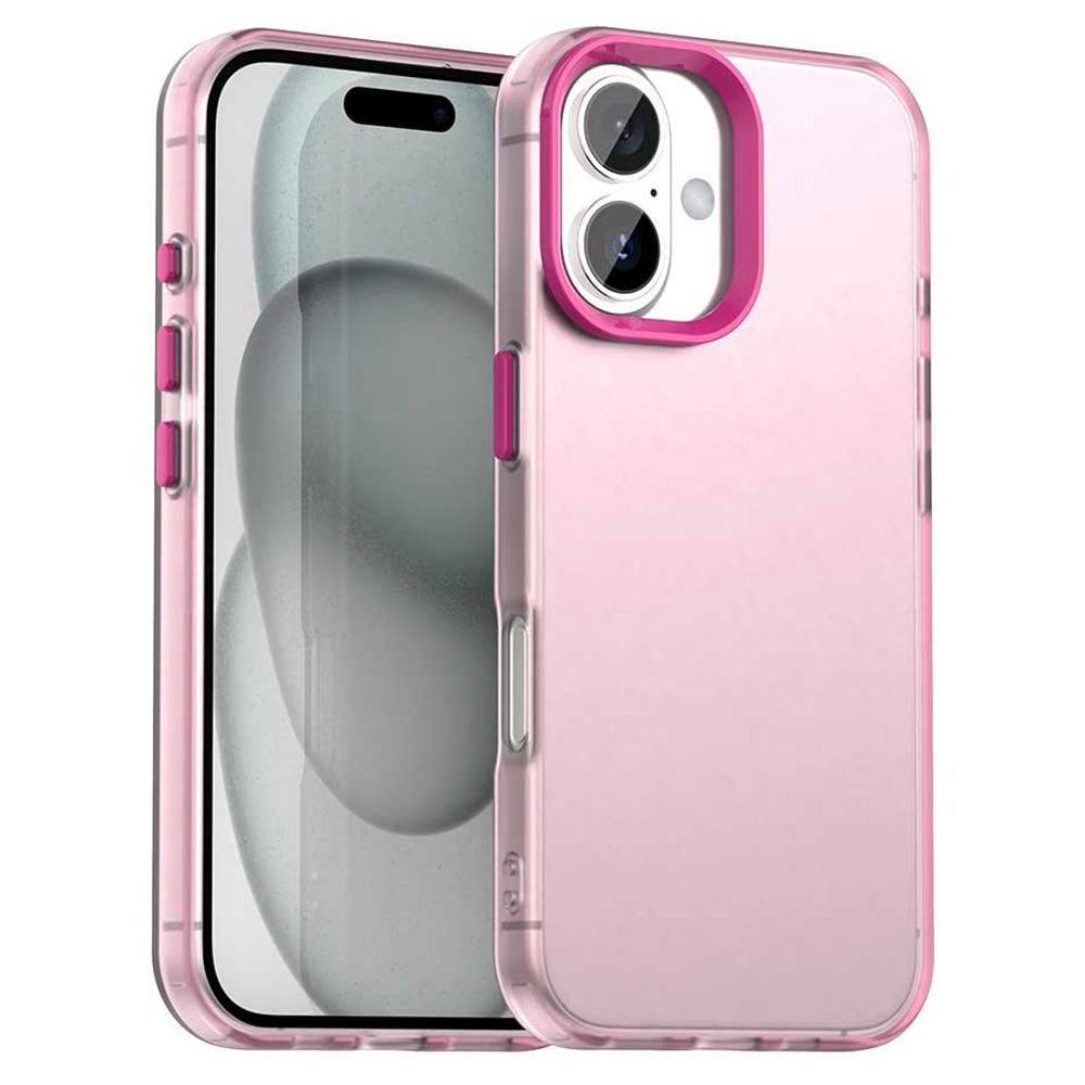 For iPhone 17 Case PC+TPU+PET Matte Anti-Drop Phone Back Cover
