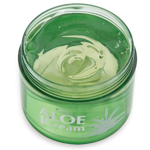ALOVIVI Aloe J Cream 200g, Moisturizing Cream with Aloe, Face Cream, Body Cream, Sensitive Skin, Dry Skin, Made in Japan, Fragrance-Free, Color-Free,