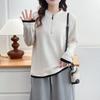 Women S Plus Size Fall Winter Fleece Lined Zip Up Stand Collar Top