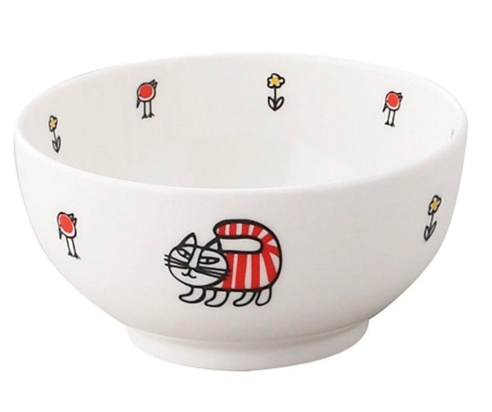 Lisa Larson Kindergeschirr 4-teiliges Set (Mittagsteller, Reisschüssel, Tasse, Teller) Baby Mikey Design (Geschenkbox im Lieferumfang enthalten) Kindergeschirr LL50-113