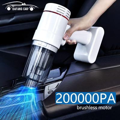 200000Pa Wireless Car Vacuum Cleaner Cordless Handheld Vacuum Robot Home Car Dual-purpose Large Suction Vacuum Cleaner Brushless Motor
