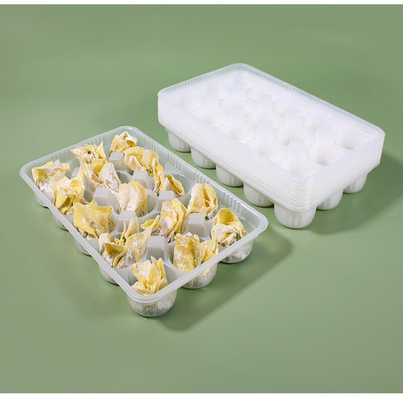 Disposable 15-Compartment Wonton Storage Box