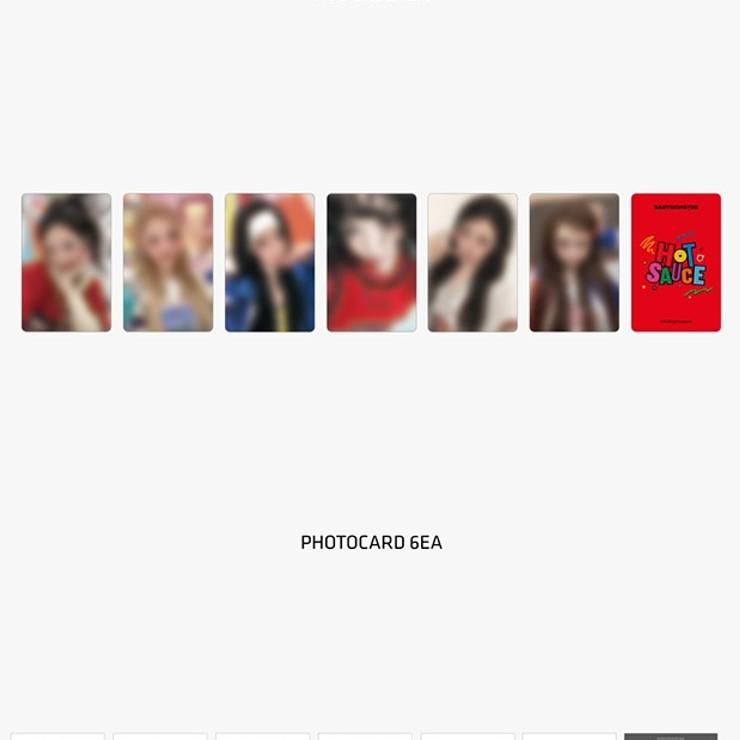 [HOTSAUCE] BABYMONSTER PVC Case+ PHOTO Set